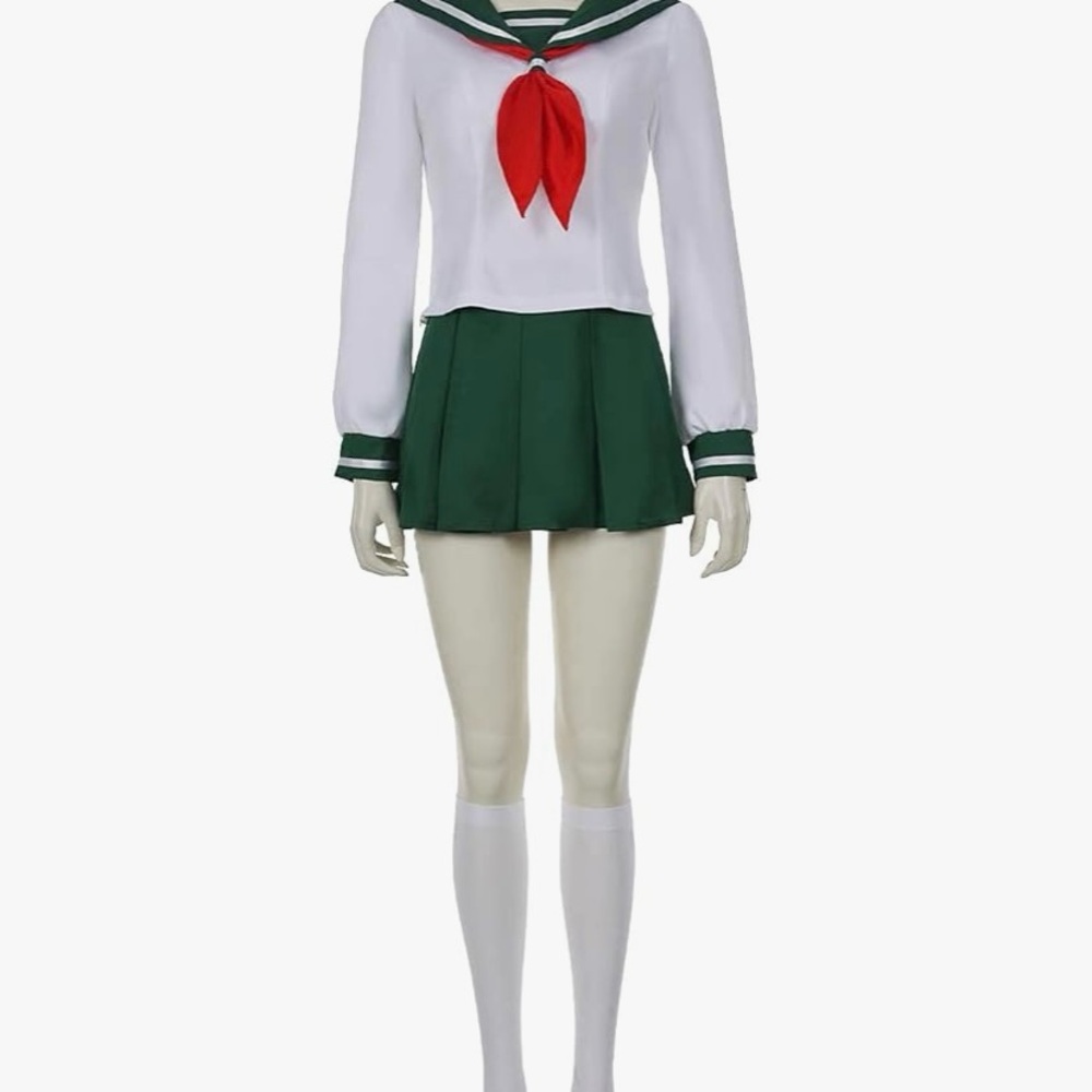 White and Red Theater Sailor Costume